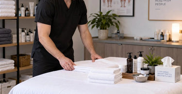 Professional beauty education supplies including wax warmers, esthetician tools, and salon training equipment for students