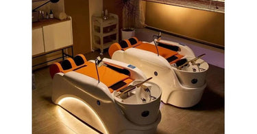 Luxury IVY Japanese Head Spa and Shampoo Bed with Human Touch Massage