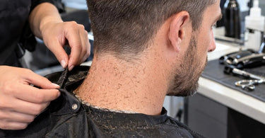 Why tiny cut hairs get through salon capes and how professional stylists can prevent hair clippings from irritating clients