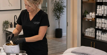 An illustration showing a clock visible in a treatment room, highlighting why spa treatment room clocks should not be visible from every angle for a stress-free client experience.