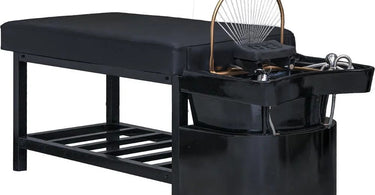 Whale Spa Head Spa Shampoo Bed in a modern salon setting