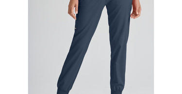 Women's Eden Jogger Scrub Pant in Steel from the Greys Anatomy Collection by Barco Uniforms