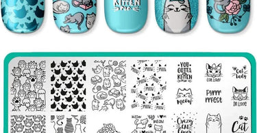 Maniology On the Prowl Stamping Kit for Cat Nail Art Designs