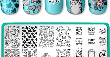Maniology On the Prowl Stamping Kit for Cat Nail Art Designs