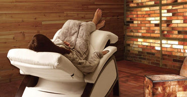 Luxurious Spa Environment with Dream Lounger in a Salt Room