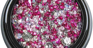 Zircon Nail Art Rhinestones Pack in Multi Shapes and Sizes for Sparkling Nail Designs