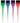 1.5" Wide Translucent Dye Brush Display - 36 Pieces by Soft n Style