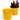 10" Goldenrod Painted Pail Wooden Handle / Case of 10 Pails