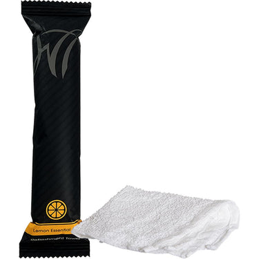 10" x 10" Pre-Moistened 100% Cotton Refreshment Towel / Case of 500