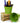 10" Lime Green Pail Wooden Handle / Case of 10 Pails