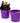 10" Purple Pail Wooden Handle / Case of 10 Pails