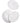100% Cotton Ovals - 3" / 50 per Sleeve by Fantasea