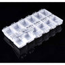 12 Grids Rhinestone Storage Box - White - Each