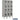 12-inch Wide Double Tier See-Through Metal Locker - 3 Wide - 5 Feet High - 12-inch Deep by Salsbury – Gray – Unassembled by Salsbury