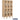 12-inch Wide Double Tier See-Through Metal Locker - 3 Wide - 5 Feet High - 12-inch Deep by Salsbury – Tan – Unassembled by Salsbury