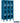 12-inch Wide Double Tier See-Through Metal Locker - 3 Wide - 5 Feet High - 12-inch Deep by Salsbury – Blue – Assembled by Salsbury
