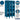 12-inch Wide Double Tier See-Through Metal Locker - 3 Wide - 5 Feet High - 12-inch Deep by Salsbury – Blue – Assembled by Salsbury (view 2)