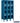 12-inch Wide Double Tier See-Through Metal Locker - 3 Wide - 5 Feet High - 15-inch Deep by Salsbury – Blue – Assembled by Salsbury