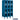12-inch Wide Double Tier See-Through Metal Locker - 3 Wide - 5 Feet High - 18-inch Deep by Salsbury – Blue – Unassembled by Salsbury