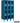 12-inch Wide Double Tier See-Through Metal Locker - 3 Wide - 5 Feet High - 18-inch Deep by Salsbury – Blue – Assembled by Salsbury