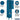 12-inch Wide Double Tier Standard Metal Locker - 1 Wide - 5 Feet High - 12-inch Deep by Salsbury – Blue – Assembled by Salsbury (view 2)