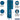 12-inch Wide Double Tier Standard Metal Locker - 1 Wide - 6 Feet High - 12-inch Deep by Salsbury – Blue – Assembled by Salsbury (view 2)