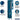 12-inch Wide Double Tier Vented Metal Locker - 1 Wide - 6 Feet High - 12-inch Deep by Salsbury – Blue – Assembled by Salsbury (view 2)