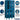12-inch Wide Double Tier Vented Metal Locker - 3 Wide - 6 Feet High - 18-inch Deep by Salsbury – Blue – Assembled by Salsbury (view 2)