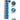 12-inch Wide Eight Tier Plastic Locker - 1 Wide - 6 Feet High - 18-inch Deep by Salsbury – Blue – Assembled by Salsbury (view 2)