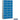 12-inch Wide Eight Tier Plastic Locker - 3 Wide - 6 Feet High - 18-inch Deep by Salsbury – Blue – Unassembled by Salsbury