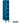12-inch Wide Five Tier Box Style See-Through Metal Locker - 1 Wide - 5 Feet High - 18-inch Deep by Salsbury – Blue – Assembled by Salsbury