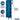 12-inch Wide Five Tier Box Style See-Through Metal Locker - 1 Wide - 5 Feet High - 18-inch Deep by Salsbury – Blue – Assembled by Salsbury (view 2)