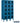 12-inch Wide Five Tier Box Style See-Through Metal Locker - 3 Wide - 5 Feet High - 12-inch Deep by Salsbury – Blue – Assembled by Salsbury