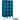 12-inch Wide Five Tier Box Style See-Through Metal Locker - 3 Wide - 5 Feet High - 18-inch Deep by Salsbury – Blue – Assembled by Salsbury