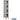 12-inch Wide Four Tier See-Through Metal Locker - 1 Wide - 5 Feet High - 12-inch Deep by Salsbury – Gray – Assembled by Salsbury