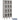 12-inch Wide Four Tier See-Through Metal Locker - 3 Wide - 6 Feet High - 12-inch Deep by Salsbury – Gray – Assembled by Salsbury