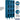 12-inch Wide Four Tier See-Through Metal Locker - 3 Wide - 6 Feet High - 12-inch Deep by Salsbury – Blue – Assembled by Salsbury (view 2)