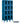 12-inch Wide Four Tier See-Through Metal Locker - 3 Wide - 6 Feet High - 15-inch Deep by Salsbury – Blue – Assembled by Salsbury