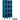 12-inch Wide Four Tier See-Through Metal Locker - 3 Wide - 6 Feet High - 18-inch Deep by Salsbury – Blue – Unassembled by Salsbury
