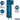 12-inch Wide Four Tier Standard Metal Locker - 1 Wide - 5 Feet High - 12-inch Deep by Salsbury – Blue – Assembled by Salsbury (view 2)
