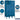 12-inch Wide Four Tier Standard Metal Locker - 3 Wide - 5 Feet High - 12-inch Deep by Salsbury – Blue – Assembled by Salsbury (view 2)