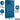 12-inch Wide Four Tier Standard Metal Locker - 3 Wide - 6 Feet High - 12-inch Deep by Salsbury – Blue – Assembled by Salsbury (view 2)
