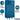 12-inch Wide Four Tier Standard Metal Locker - 3 Wide - 6 Feet High - 18-inch Deep by Salsbury – Blue – Assembled by Salsbury (view 2)