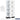 12-inch Wide Premier Wood Locker - Four Tier-3 Wide - 6 Feet High - 15-inch Deep by Salsbury – Arctic White – Black Hasps by Salsbury (view 3)