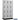 12-inch Wide Premier Wood Locker - Four Tier-3 Wide - 6 Feet High - 18-inch Deep by Salsbury – Silver Teak – Black Hasps by Salsbury