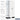 12-inch Wide Premier Wood Locker - Single Tier - 3 Wide - 6 Feet High - 15-inch Deep by Salsbury – Arctic White – Black Hasps by Salsbury (view 3)