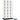 12-inch Wide Premier Wood Locker - Six Tier Box Style-3 Wide - 6 Feet High - 18-inch Deep by Salsbury – Winter Fog – Black Hasps by Salsbury