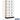 12-inch Wide Premier Wood Locker - Six Tier Box Style-3 Wide - 6 Feet High - 18-inch Deep by Salsbury – Arctic White – Black Hasps by Salsbury (view 2)