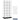 12-inch Wide Premier Wood Locker - Six Tier Box Style-3 Wide - 6 Feet High - 18-inch Deep by Salsbury – Arctic White – Black Hasps by Salsbury (view 7)