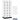 12-inch Wide Premier Wood Locker - Six Tier Box Style-3 Wide - 6 Feet High - 21-inch Deep by Salsbury – Arctic White – Black Hasps by Salsbury (view 7)